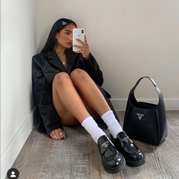 Zara Limited Edition Satin Blazer - Black - Picture 6 of 12